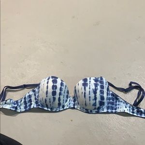 Tie dye blue 34A Bra